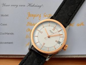 Lot #AN4905 – Gents Tutone Gold Habring2 Jumping Seconds Watch Watches