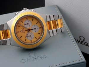 Lot #AN4864 – Tutone Omega Speedmaster Teutonic Watch 145.0040 Watches