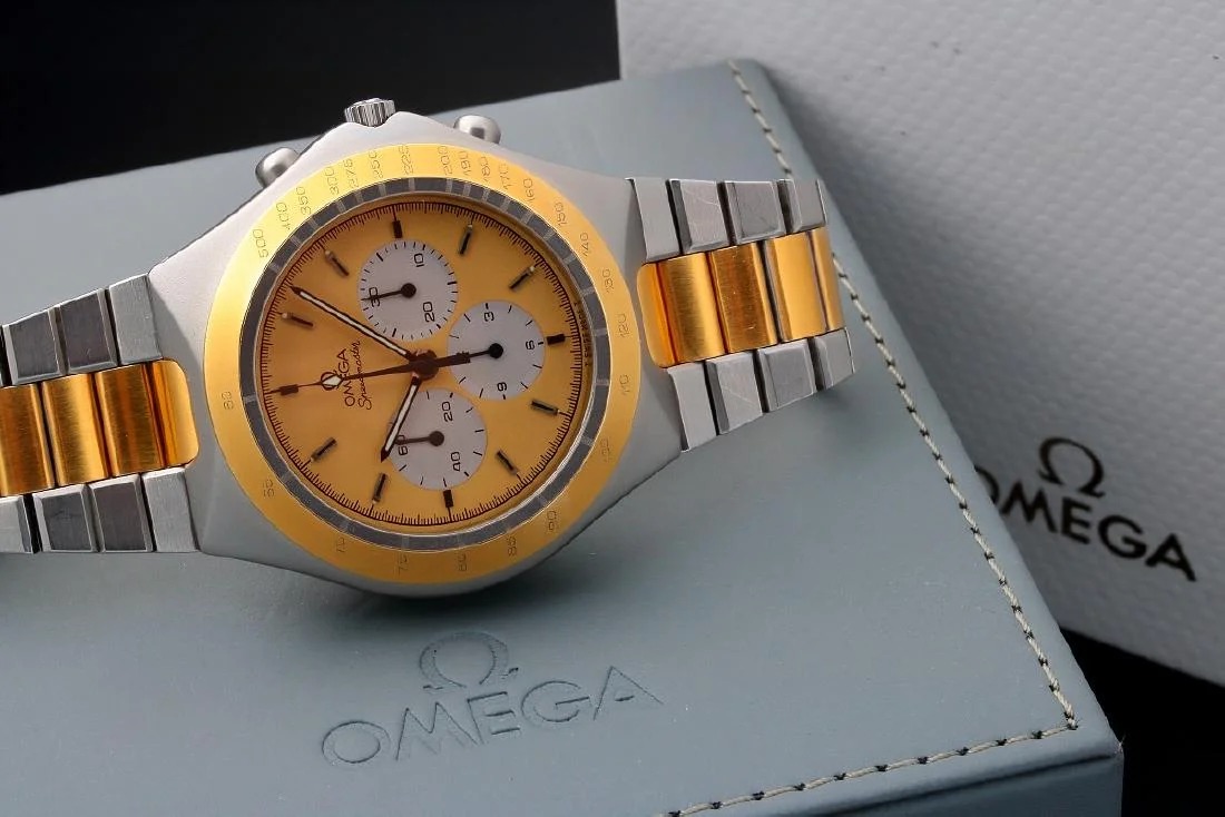 Lot #AN4864 – Tutone Omega Speedmaster Teutonic Watch 145.0040 Lot #AN4864 – Tutone Omega Speedmaster Teutonic Watch 145.0040 Watches Lot #AN4864 – Tutone Omega Speedmaster Teutonic Watch 145.0040 Watches Acquire Now