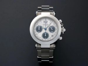 Lot #AN4810 – Cartier Pasha C Chronograph Watch W31048M7 Watches
