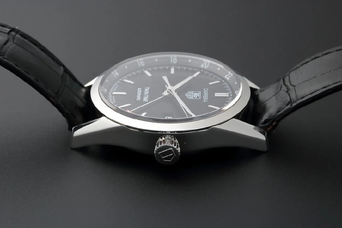 Lot #AN4889 – Tag Heuer Twin Time Carrera GMT Watch WV2115.FC6180 Lot #AN4889 – Tag Heuer Twin Time Carrera GMT Watch WV2115.FC6180 Watches Lot #AN4889 – Tag Heuer Twin Time Carrera GMT Watch WV2115.FC6180 Watches Acquire Now