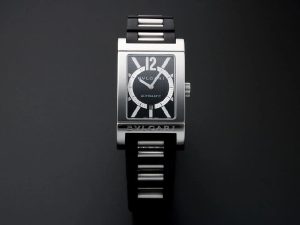 Lot #AN4921 – Gents Stainless Steel Bvlgari Rettangolo Watch #RT45S Watches