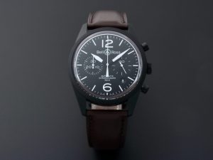 Lot #AN3239 – Bell & Ross Original Carbon Chronograph Watch BRV126-BL-CA/SCA/2 Bell & Ross Bell & Ross