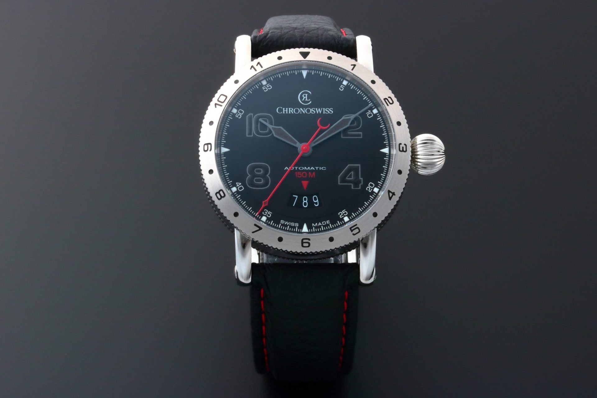 Lot #AN3149A – Chronoswiss Timemaster 150 Watch CH-2733-AZ/31-1 Lot #AN3149A – Chronoswiss Timemaster 150 Watch CH-2733-AZ/31-1 Watches Lot #AN3149A – Chronoswiss Timemaster 150 Watch CH-2733-AZ/31-1 Watches Chronoswiss