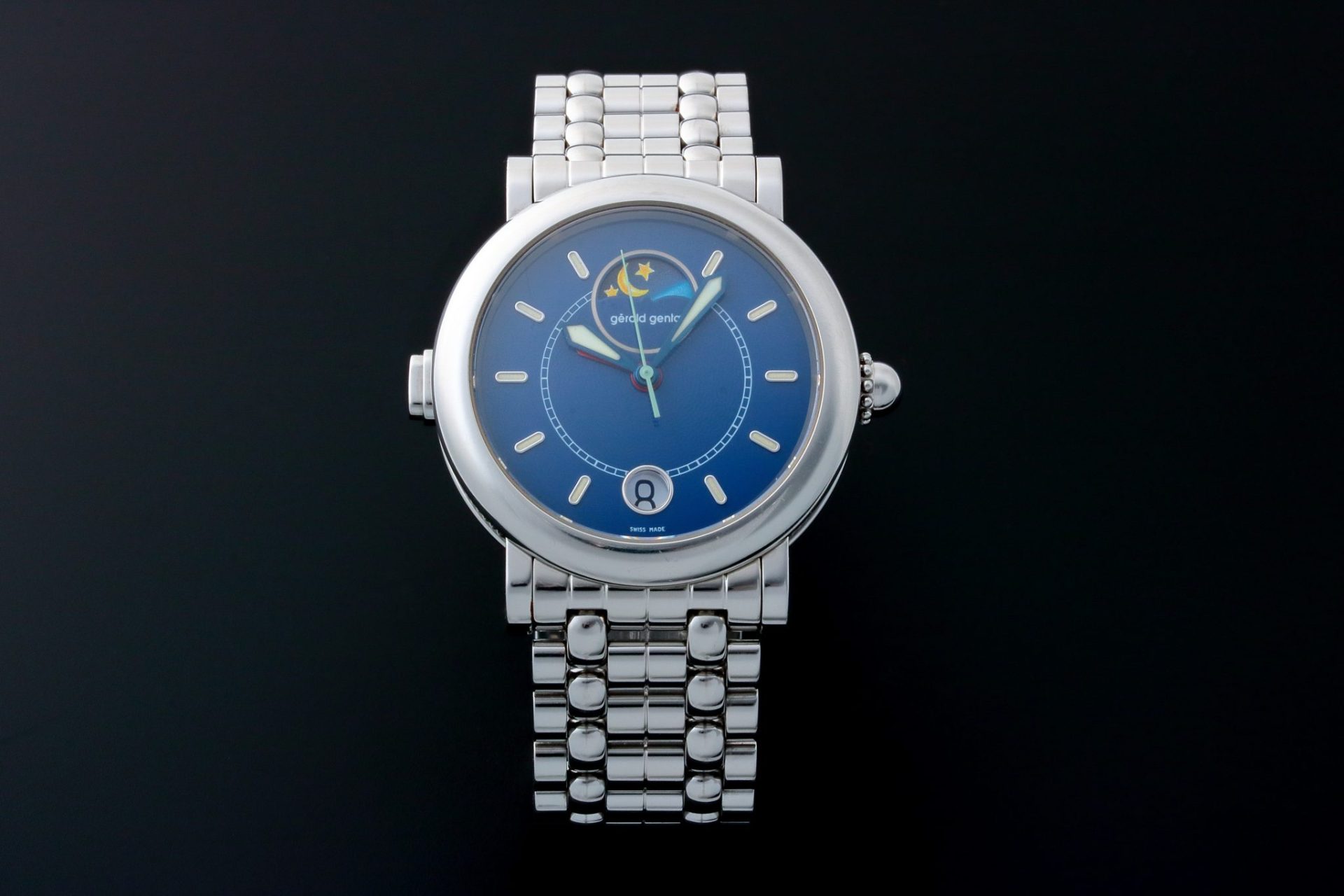 Lot #AN3167 – Gerald Genta Night and Day GMT Watch G.3707 Lot #AN3167 – Gerald Genta Night and Day GMT Watch G.3707 Gerald Genta Lot #AN3167 – Gerald Genta Night and Day GMT Watch G.3707 Gerald Genta Acquire Now