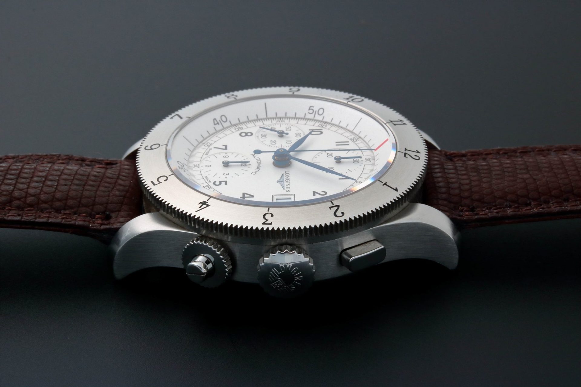 Lot #AN3154 – Longines Heritage Weems Chronograph Watch L2.741.4.73.2 Lot #AN3154 – Longines Heritage Weems Chronograph Watch L2.741.4.73.2 Watches Lot #AN3154 – Longines Heritage Weems Chronograph Watch L2.741.4.73.2 Watches Acquire Now