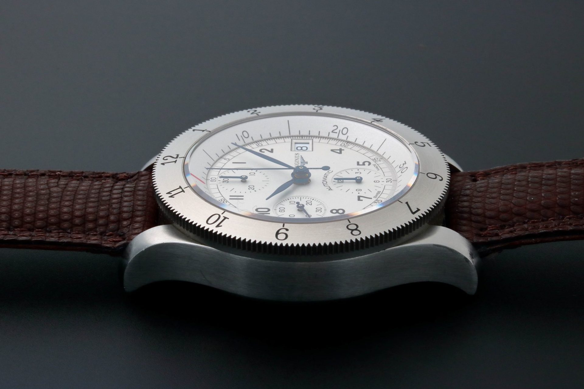 Lot #AN3154 – Longines Heritage Weems Chronograph Watch L2.741.4.73.2 Lot #AN3154 – Longines Heritage Weems Chronograph Watch L2.741.4.73.2 Watches Lot #AN3154 – Longines Heritage Weems Chronograph Watch L2.741.4.73.2 Watches Acquire Now