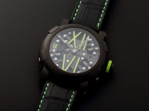 Lot #AN2865 -ROMAIN JEROME STEAMPUNK GREEN WATCH RJ.T.AU.SP.005.03 Watches