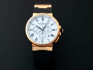 Lot #AN10 – Ulysse Nardin Marine Chronograph Watch 1506-150-3/LE Marine Chronograph