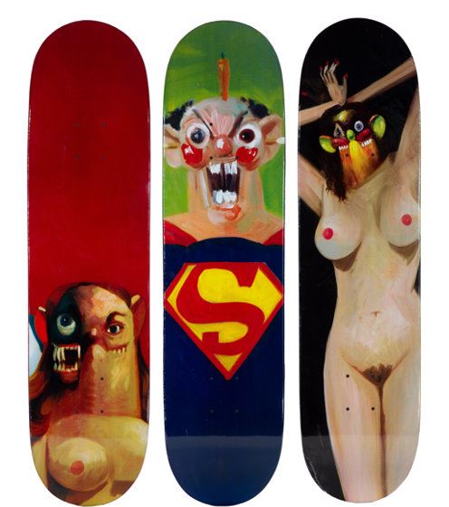 George Condo x Supreme Skateboard Deck Set